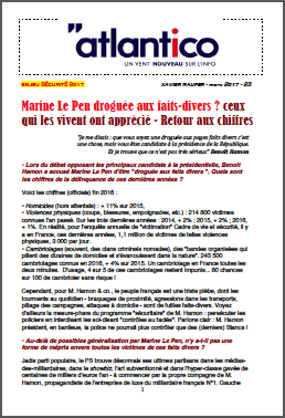 Marine Le Pen droguée aux faits-divers ? ceux qui les vivent ont apprécié – Retour aux chiffres