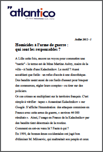 Homicides à l’arme de guerre : qui sont les responsables ?