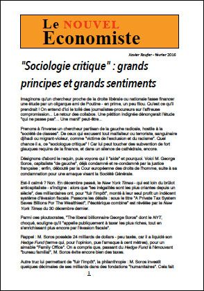 « Sociologie critique » : grands principes et grands sentiments