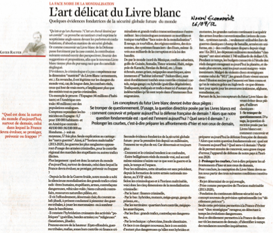 L’art délicat du livre blanc