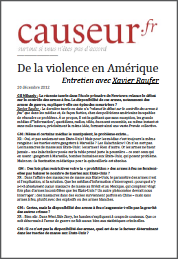 De la violence en Amérique