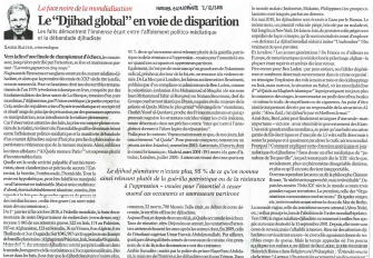 Le « Djihad global » en voie de disparition