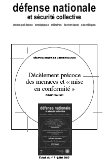 Décèlement précoce des menaces et « mise an conformité »