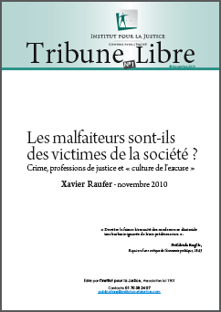 Les malfaiteurs sont-ils des victimes de la société ? Crime, professions de justice et « culture de l’excuse »