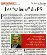 Les « valeurs » du PS