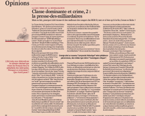 Classe dominante et crime, 2 : la presse-des-milliardaires