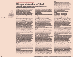 Mirages, « eldorado » et « jihad »