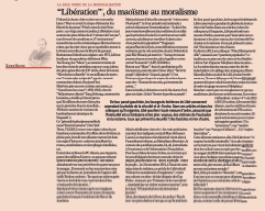 « Libération », du maoïsme au moralisme