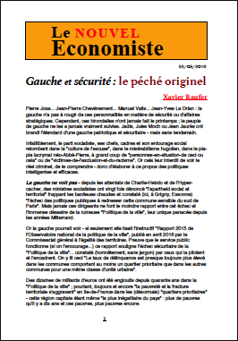 Gauche et sécurité : le péché originel