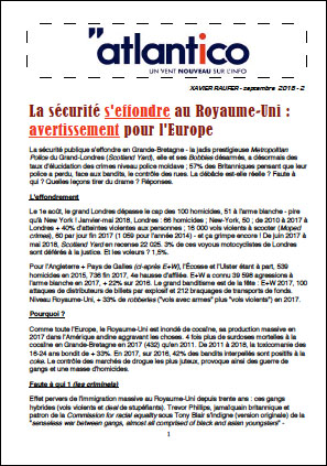 La sécurité s’effondre au Royaume-Uni : avertissement pour l’Europe