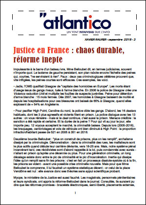 Justice en France : chaos durable, réforme inepte