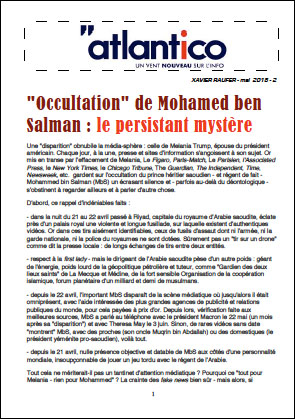 « Occultation » de Mohamed ben Salman : le persistant mystère