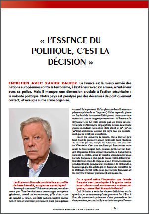 L’essence du politique, c’est la décision