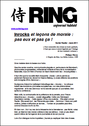 Inrocks et leçons de morale : pas eux et pas ça !