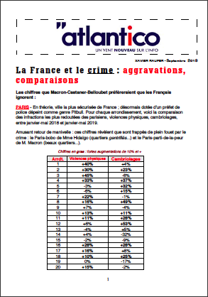 La France et le crime : aggravations, comparaisons