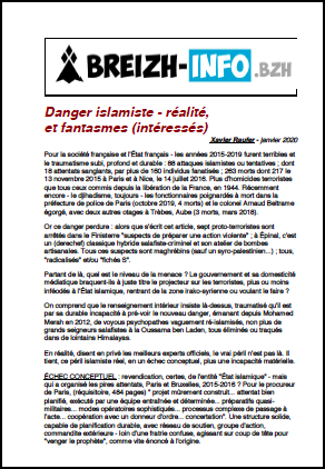 Danger islamiste – réalité, et fantasmes (intéressés)