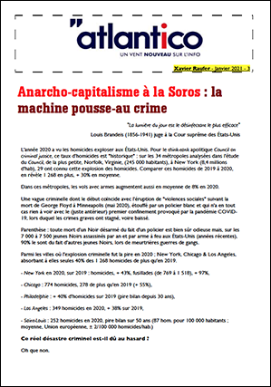 Anarcho-capitalisme à la Soros : la machine pousse-au crime