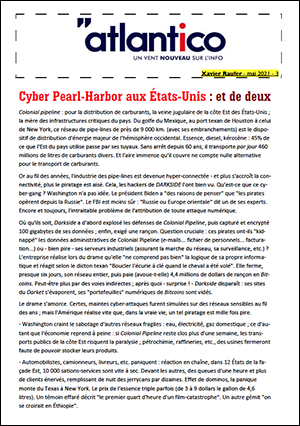 Cyber Pearl-Harbor aux États-Unis : et de deux