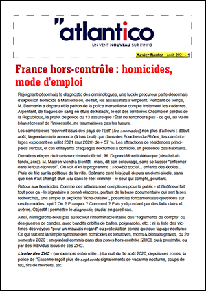 France hors-contrôle : homicides, mode d’emploi