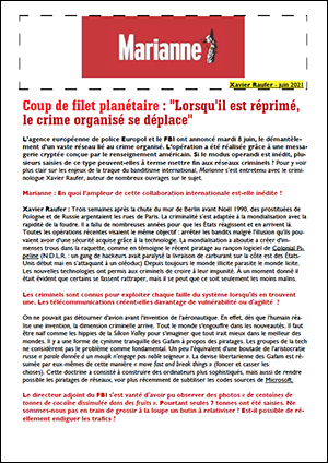 Coup de filet planétaire : « Lorsqu’il est réprimé, le crime organisé se déplace »