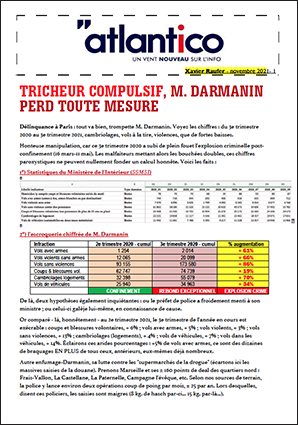 TRICHEUR COMPULSIF, M. DARMANIN PERD TOUTE MESURE