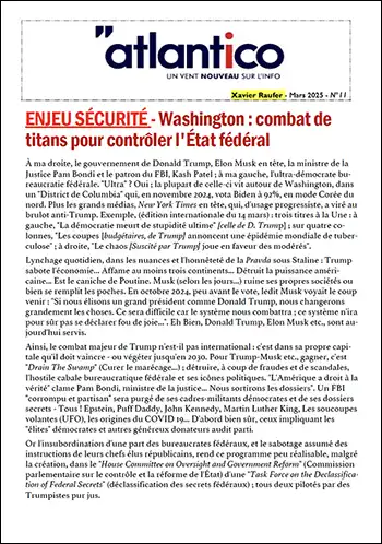 ENJEU SÉCURITÉ – Washington : combat de titans pour contrôler l’État fédéral