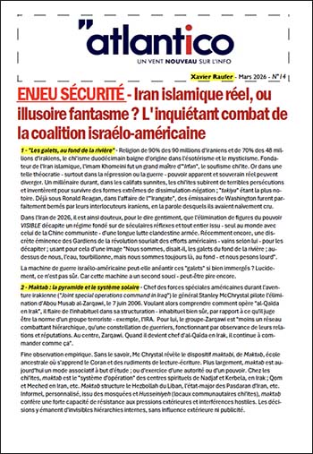 ENJEU SÉCURITÉ – Iran islamique réel, ou illusoire fantasme ? L&rsquo;inquiétant combat de la coalition israélo-américaine