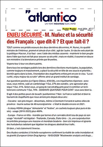 ENJEU SÉCURITÉ – M. Nuñez et la sécurité des Français : que dit-il ? Et que fait-il ?
