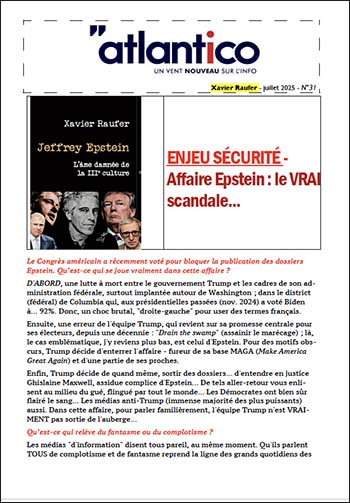 ENJEU SÉCURITÉ – Affaire Epstein : le VRAI scandale…